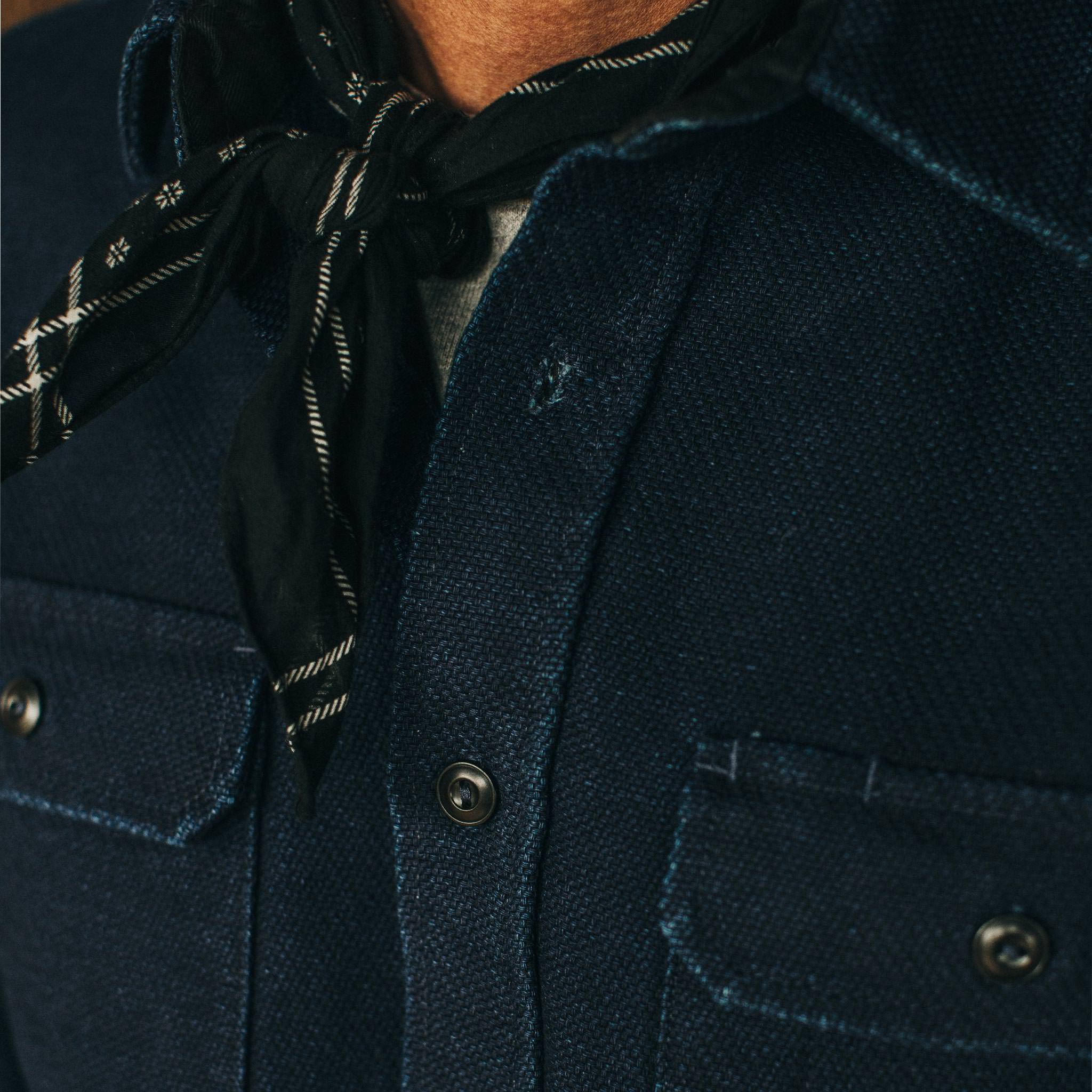 The Division Shirt in Indigo Twill