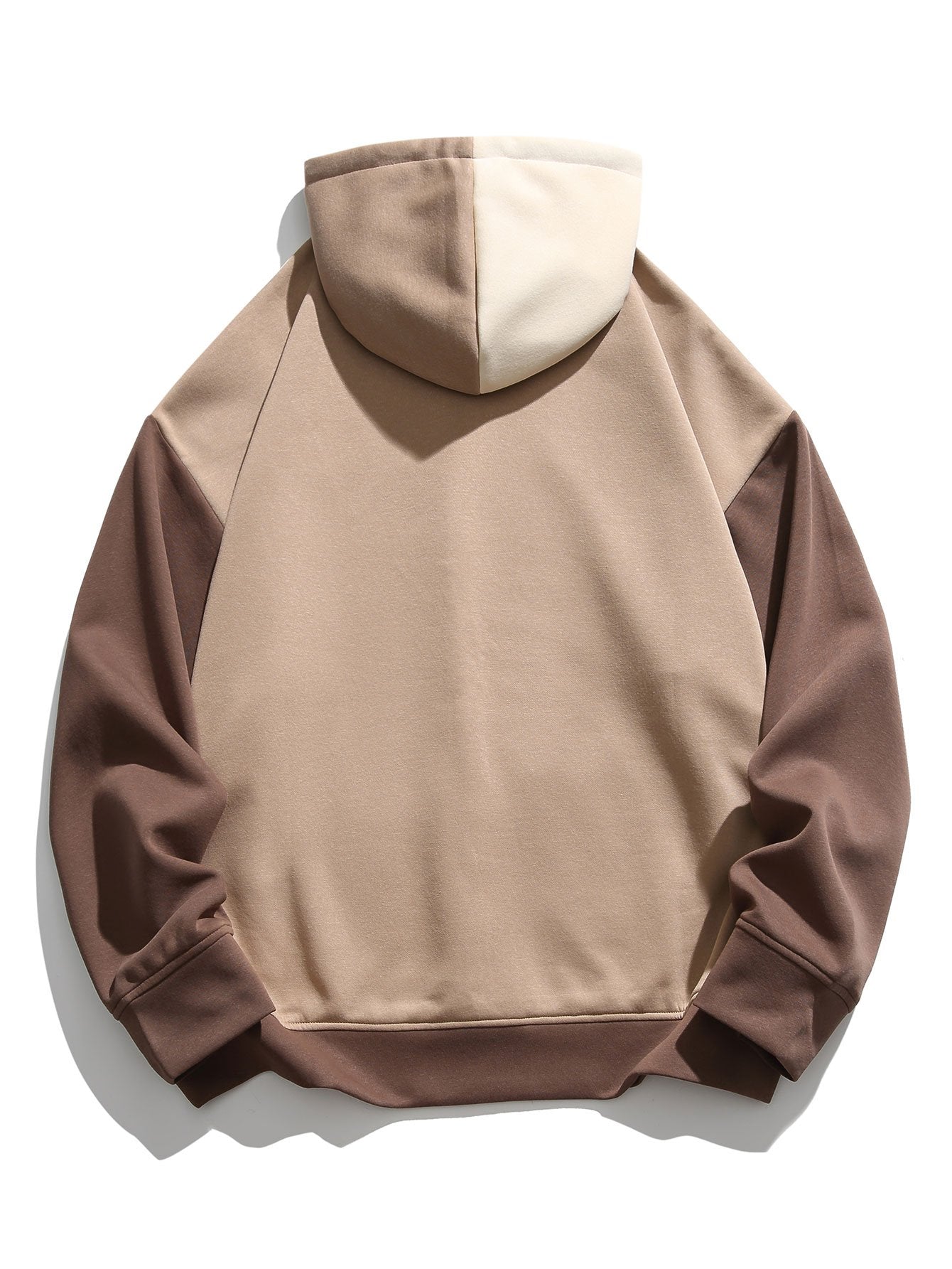 Oversize Color Block Hoodie
