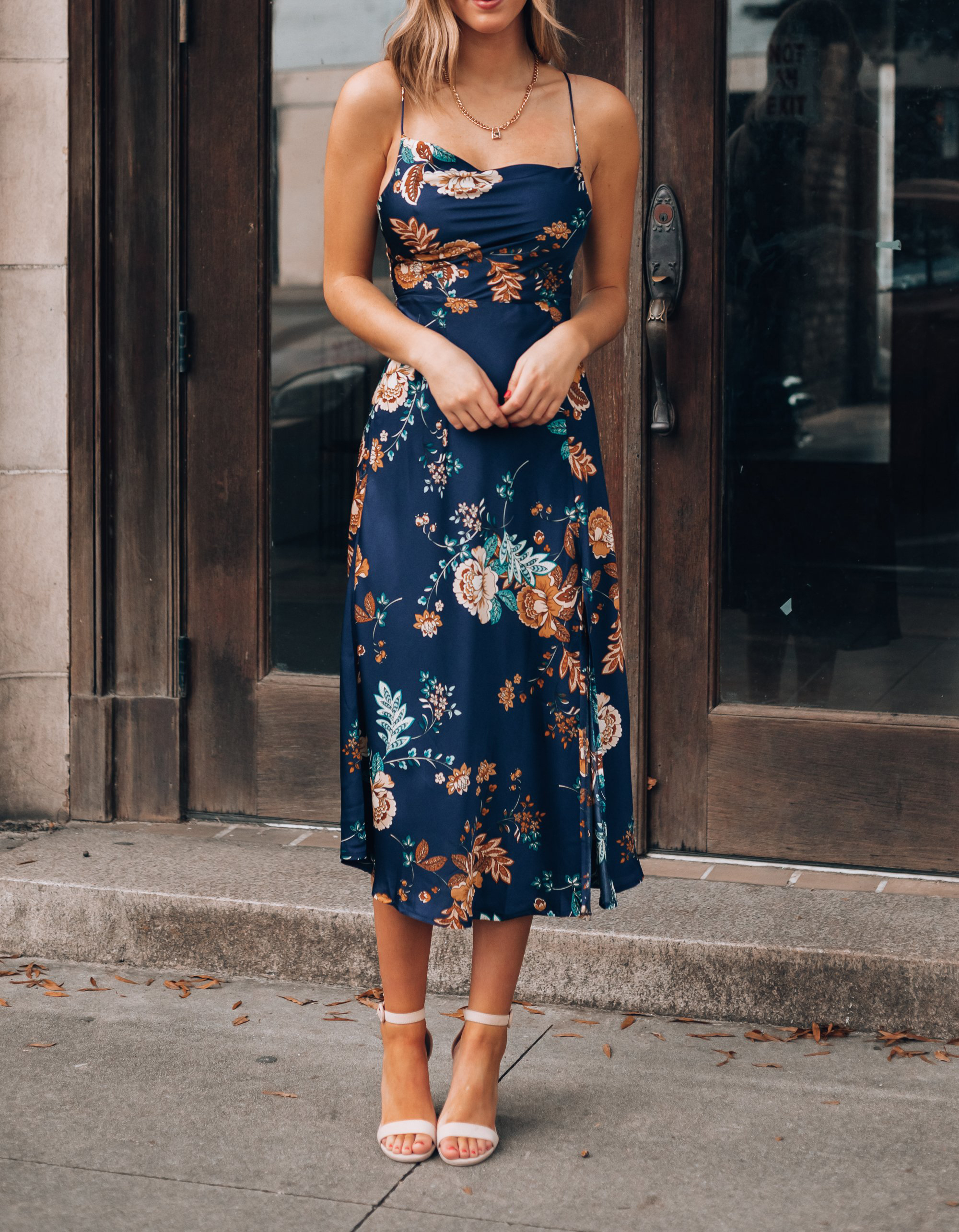 Stolen Heart Print Midi Skirt